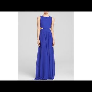 Nicole Miller cut-out bodice gown